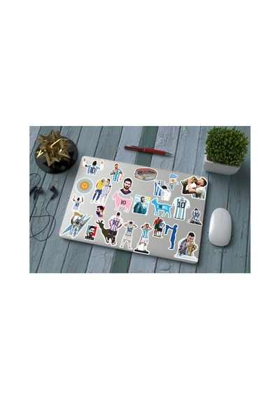 Lionel Messi Laptop Notebook Tablet Sticker Seti