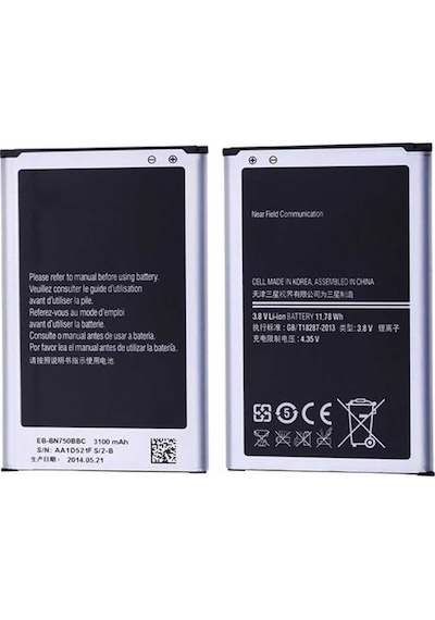 Samsung Galaxy Note 3 Neo Uyumlu N7500 Pil Batarya