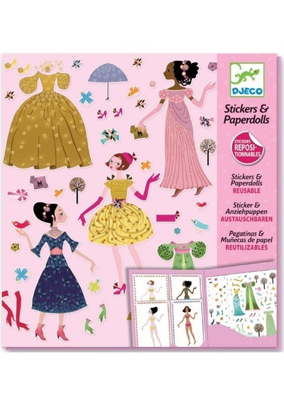 Djeco Kağıt Giydirme Seti - Dresses Through The  Seasons