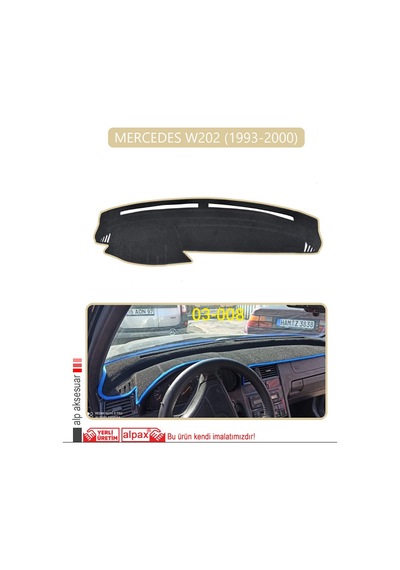 Mercedes W202 1993-2000torpido Koruma Halısı Bej Kenar