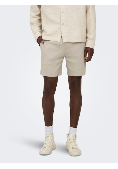 Only & Sons Eddie Erkek Bej Şort 22037537-slg Krem