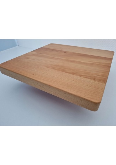 Bintaşmobilya Kayın Kütük Cafe Masa Üstü Tablası 60X60.Cm
