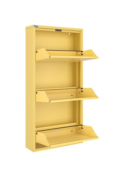 Ceha 3'lü Metal Ayakkabılık - Açık Sarı/butter K.AYK-3/M1812