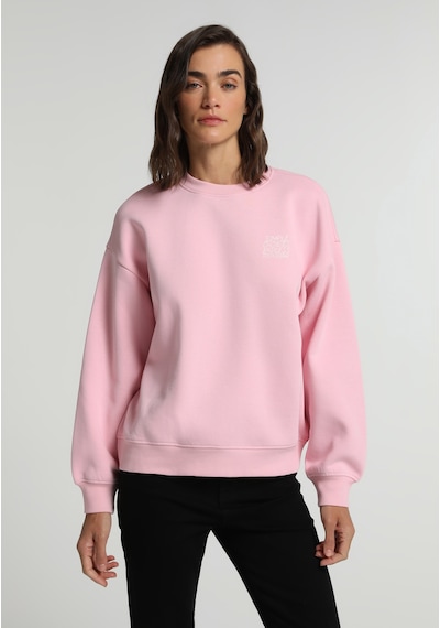 Colin's Colins Regular Fit Yuvarlak Yaka Baskılı Kadın Pembe Sweatshirt Cl1082141 Q1.v2 Pın