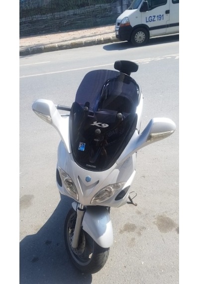 Zeus Motor 2005-2007 Piaggio X9 250 Uyumlu Koyu Füme Cam