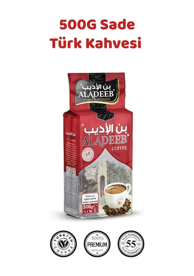 Aldeeb Kahvesi Sade Türk Kahvesi Orta Üstü Kavrulmuş 500 G Aldeeb Kahvesi Sade Türk Kahvesi Orta Üstü Kavrulmuş 500 G