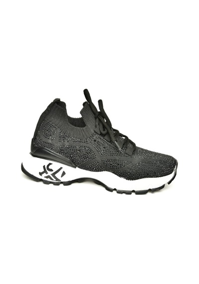 Fox Shoes U602915104 Siyah Kumaş Spor Ayakkabı Sneakers Siyah-kumaş Çok Renkli