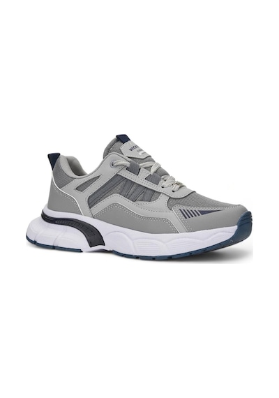 Wickers 2632 Genç Rahat Sneaker Gri/lacivert Gri - Lacivert