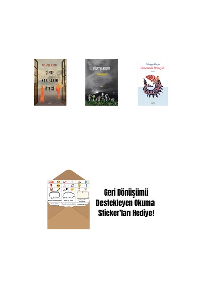 Çifte Kapıların Ötesi + Siyah Koku + Denemedi Demeyin + Okuma Sticker'ları