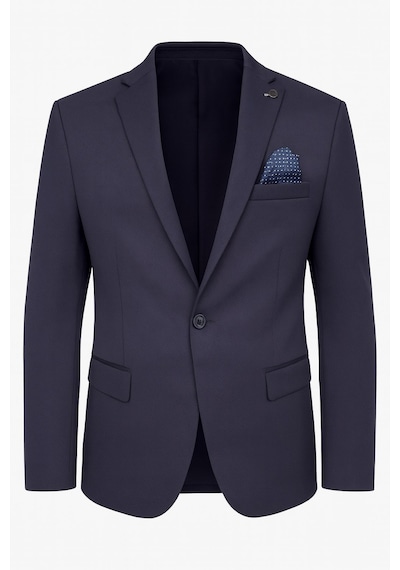 Plus Scorpion Erkek İtalyan Kesim Tek Düğmeli Blazer Ceket Klasik Ve Modern Şıklık Lacivert