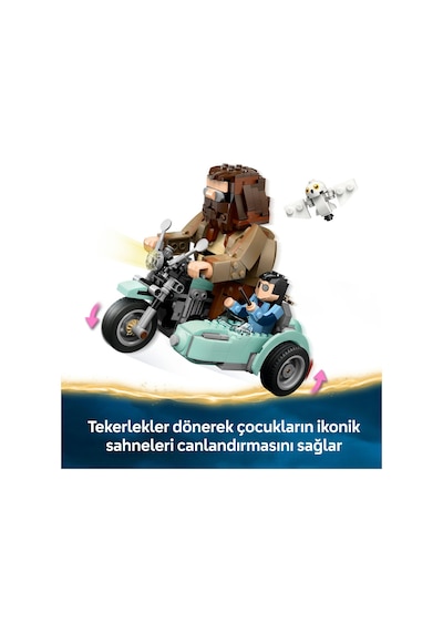 LEGO® Harry Potter™ Hagrid™ ve Harry’nin Motosiklet Yolculuğu 76443 - 9 Yaş ve Üzeri Koleksiyonluk Yaratıcı Oyuncak Yapım Seti (617 Parça)