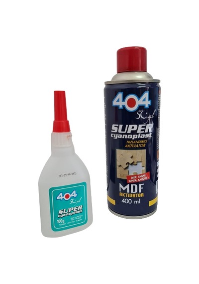 404 Mdf Hızlı Yapıştırıcı 400 Ml + 100 Gr 404 Mdf Hızlı Yapıştırıcı 400 Ml + 100 Gr
