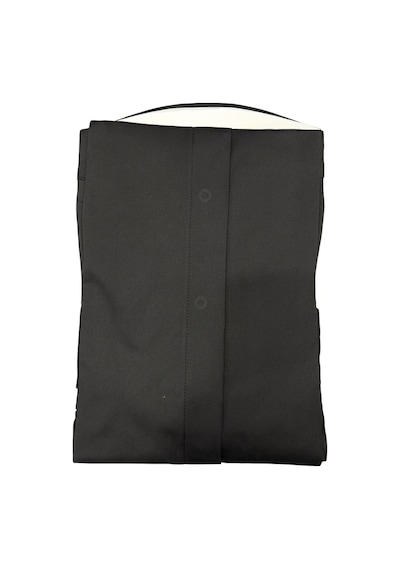 Erkek Klasik Gömlek Pamuklu Esnek Kumaş,slim Fit Uzun Kollu, Fransız Manşetli Plus Scorpion Siyah