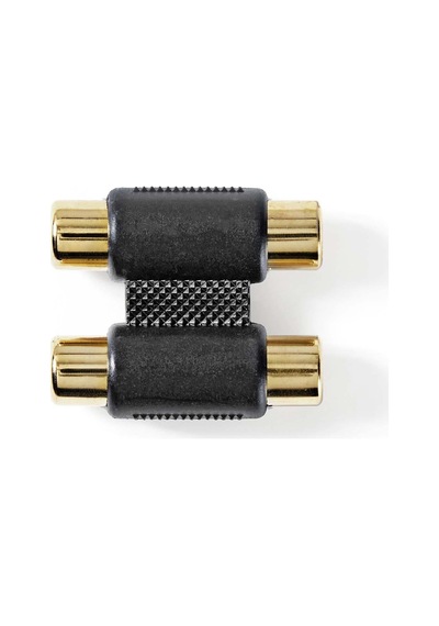 2x Rca Dişi - 2x Rca Altın Kaplama Dişi Konektör