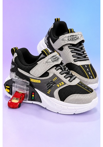 Muggo Drift Garaj Tabanlı Çift Metal Arabalı Cırtlı Ve Bağcıklı Günlük Erkek Çocuk Sneaker Spor Ayakkabı Gri Muggo Drift Garaj Tabanlı Çift Metal Arabalı Cırtlı Ve Bağcıklı Günlük Erkek Çocuk Sneaker Spor Ayakkabı Gri