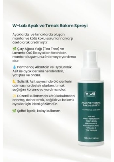 Ayak Ve Tırnak Bakım Spreyi 100 Ml