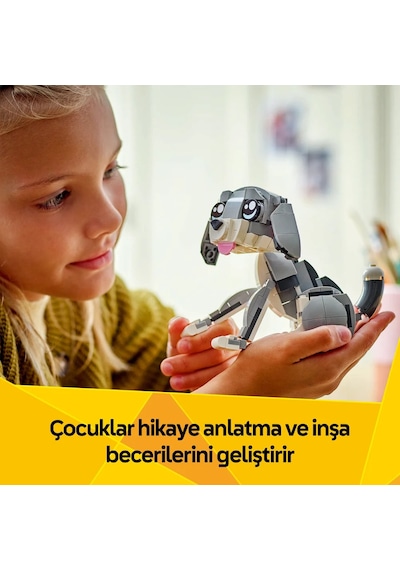 LEGO® Creator 3’ü 1 Arada Oyunbaz Kedi 31163 - 8 Yaş ve Üzeri Çocuklar için Yaratıcı Oyuncak Yapım Seti (407 Parça)