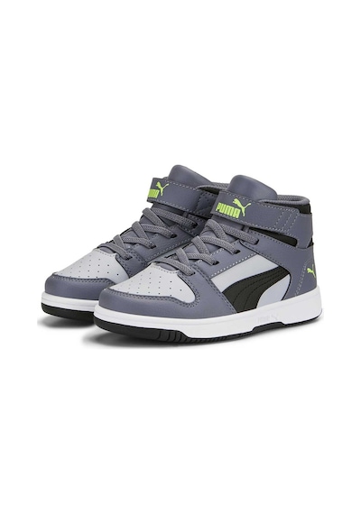 Puma Rebound Layup Sl V Çocuk Ayakkabı 37048820 Gri Gri