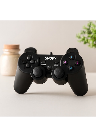 Ps3 Kablolu Titreşimli Analog Oyun Kolu Usb, 15 Tuş