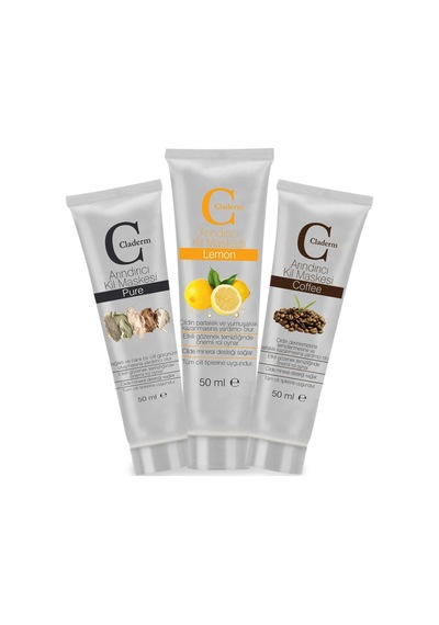 Claderm 3'lü (Pure-Lemon-Coffe) Avantaj Paketi 50 ML