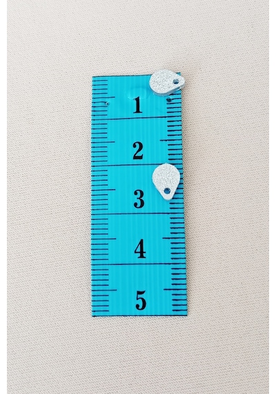 Oya Abiye Bileklik Kolye Pleksi Metalik Plastik Pul Gümüş Renk 8 Gram 155 Adet - Bnc509