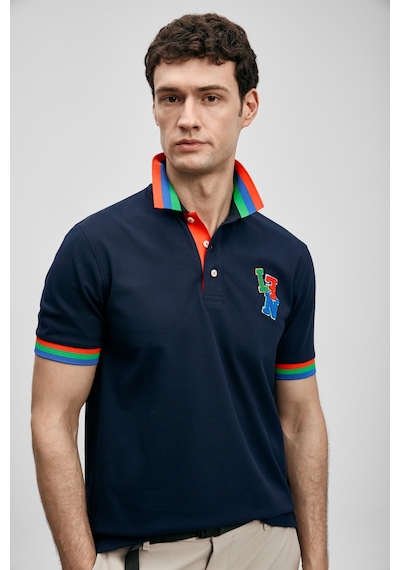 Lufian Fun Smart Erkek Polo Tişört Lacivert Lacivert 111040231100200 Lacivert