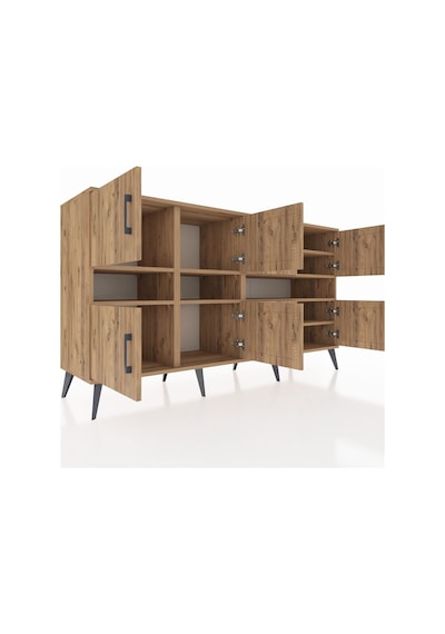 Kronos Konsol 8 Raflı 8 Kapaklı 176x59x99 Çam-çam Çam-çam Kronos Konsol 8 Raflı 8 Kapaklı 176x59x99 Çam-çam Çam-çam