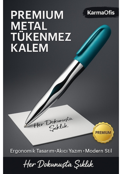 Premium Lime Metal Tükenmez Kalem Ergonomik Tasarım, Akıcı Yazım, Şık Ve Dayanıklı Diğer