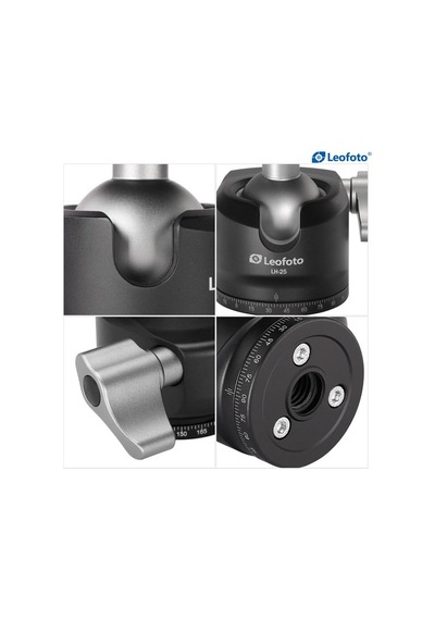 Ls-224c+lh-25 Profesyonel Karbon Fiber Tripod Kit