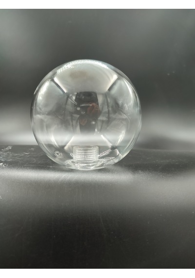 G.9 Ampule Göre,glob Avize Camı.şeffaf Renkte Çapı:10.00 Cm Küre.kendinden Dişli