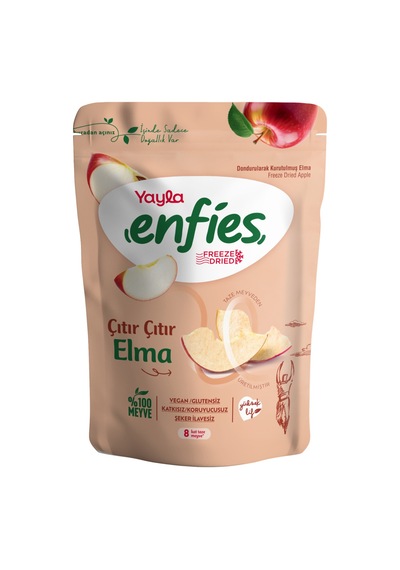 Yayla Enfies Freeze Dried Dondurularak Kurutulmuş Çıtır Meyve-elma 15 Gr 15 G