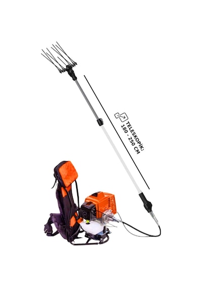 Minelli Pme 500 Benzinli Motorlu Taraklı Zeytin Hasat Makinası 3.1 Hp