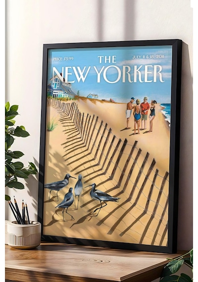 The New Yorker Çerçeveli Tablo July 11 2011
