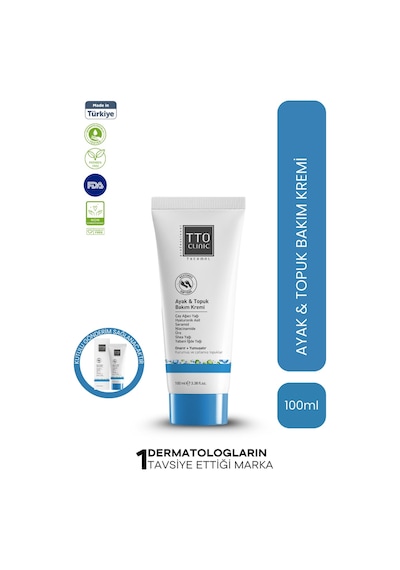 Tto Clinic Ayak ve Topuk Bakım Kremi 100 ML