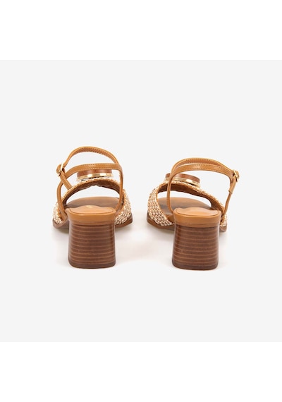 Noa Harmon Kadın Ayarlanabilir Kayışlı 5cm Topuklu Sandalet 10287 Multi-tan Noa Harmon Kadın Ayarlanabilir Kayışlı 5cm Topuklu Sandalet 10287 Multi-tan