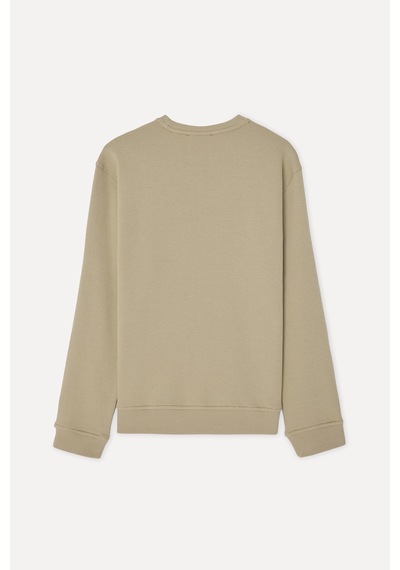 Mudo Erkek Erkek Bej Comfort Fit Bisiklet Yaka Sweatshirt 1272162