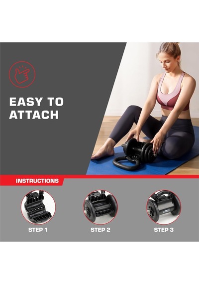 Kettlebell Kolu - Siyah