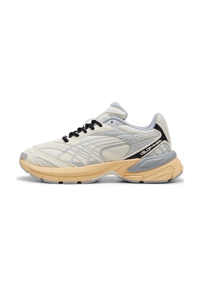 Puma Velophasis Earth Unisex Spor Ayakkabı Beyaz - Gri