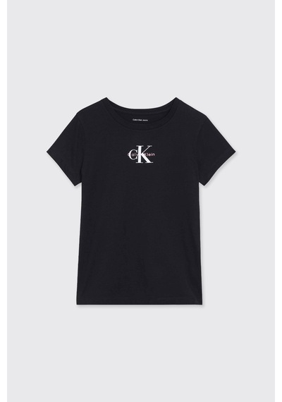 Calvin Klein Kız Çocuk Siyah Tişört 2611gk05040