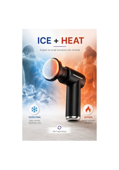 Robeve Auhma Amg22 Sıcak & Soğuk Kompresli Titreşimli Masaj Aleti Ice & Heat Teknolojili, 6 Masaj Başlığı, 6 Hız Kademesi, Lcd Ekran, Type-c Şarjlı, 1200mah Taşınabilir Kas Gevşetici Masaj Cihazı Robeve Auhma Amg22 Sıcak & Soğuk Kompresli Titreşimli Masaj Aleti Ice & Heat Teknolojili, 6 Masaj Başlığı, 6 Hız Kademesi, Lcd Ekran, Type-c Şarjlı, 1200mah Taşınabilir Kas Gevşetici Masaj Cihazı