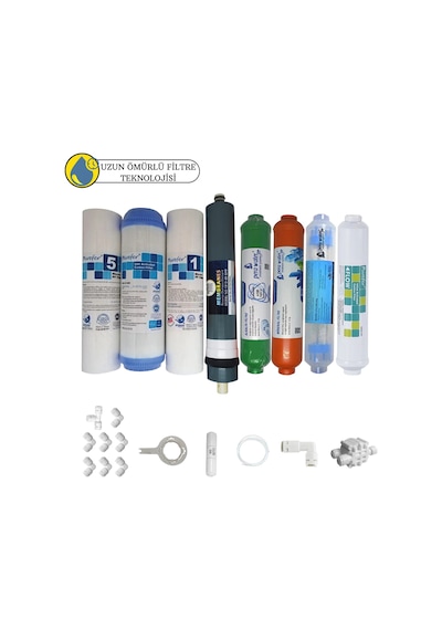 Purefer Açık Kasa Çift Sedimentli Sertifikalı 8li Platinium Mebran Mineral+alkalili+detox