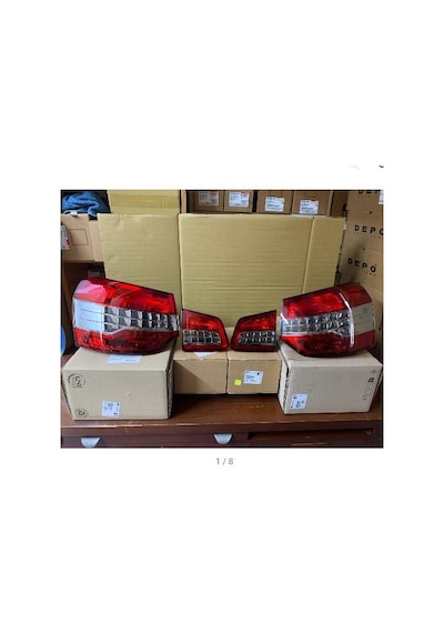 Cıtroen C5 X7 Yıl 08-10 Arası Psa  4'lü Komple Stop Lambası Seti Beyaz 6350ls + 6351ls + 6350lt + 6351lt