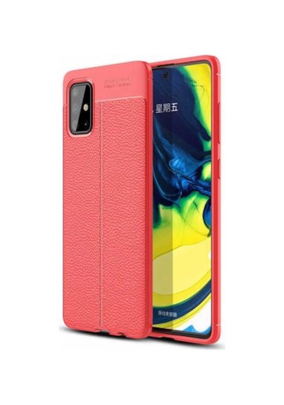Galaxy A71 Kılıf Zore Niss Deri Desenli Silikon Kılıf