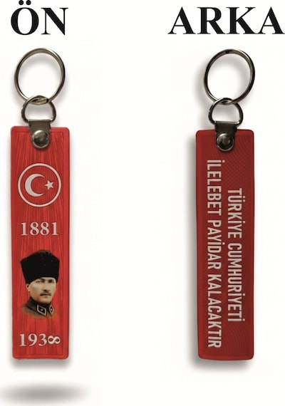 Tpu Çift Taraflı Anahtarlık Atatürk Çok Renkli