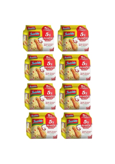 Indomie Tavuklu Hazır Noodle 8'li 5 x 75 G
