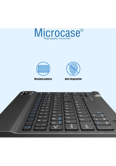 Lenovo Uyumlu Tab 4 10/10 Plus 2in1 Set Bookcase Kılıf + Klavye AL8110