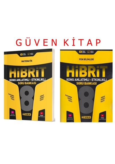 Hız Yayınları 8.sınıf Lgs Matematik Fen Hibrit K.a. S.b. Seti