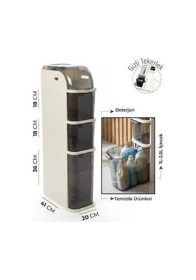Geseus Xl Pro Slim Tekerlekli Çok Amaçlı Banyo Ve Mutfak Dolabı Şeffaf Çekmeceli Dar Alan Düzenleyici Organizer Çok Renkli Geseus Xl Pro Slim Tekerlekli Çok Amaçlı Banyo Ve Mutfak Dolabı Şeffaf Çekmeceli Dar Alan Düzenleyici Organizer Çok Renkli