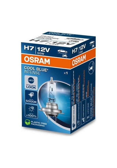 Ampul 12v H7 55w Cool Blue Intense Serisi%20 Fazla Beyaz Işık Osr 64210cbn Çok Renkli