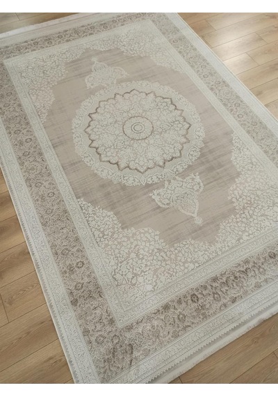 Tuğra Halı Bianca Bc02 Krem Kahve Salon Halısı